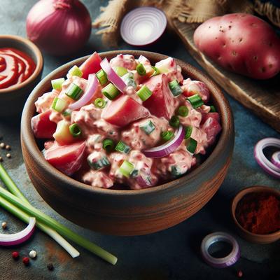 Image of Red Potato Salad Goes with Bbq