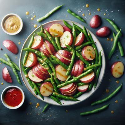 Image of Red Potatoes Green Bean Salad with Dijon Vinaigrette