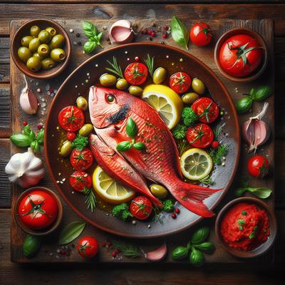 Image of Red Snapper Italian Style Red Snapper