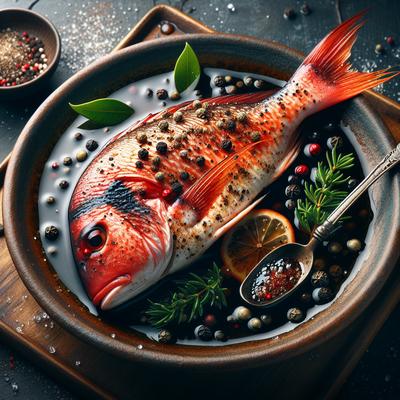 Image of Red Snapper with Pepper and Vinegar