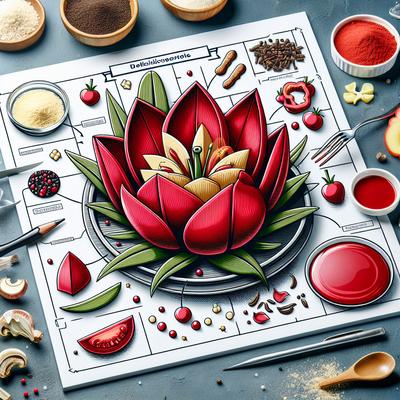 Image of Red Tulip Masterfully Crafted by Tasty