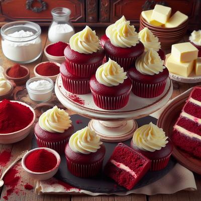 Image of Red Velvet Cake or Cupcakes