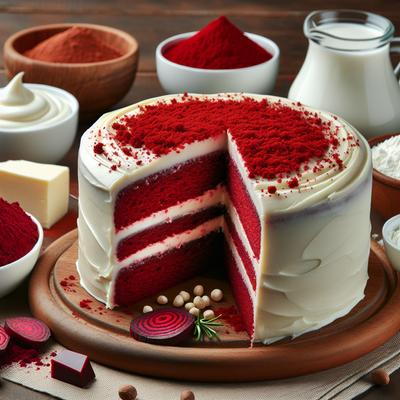 Image of Red Velvet Cake with Cream Cheese Icing