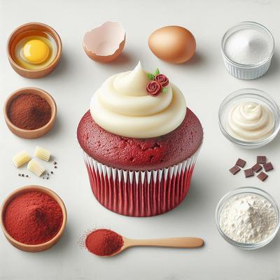 Image of Red Velvet Cupcakes Light and Easy