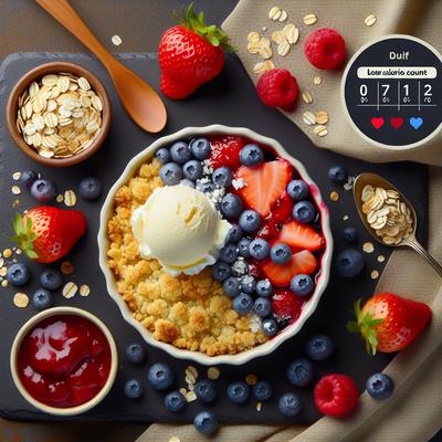 Image of Red White and Blueberry Crisp Ww 2 Points