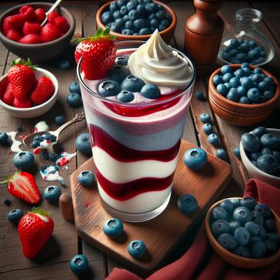 Image of Red White Blueberry Breakfast Smoothie
