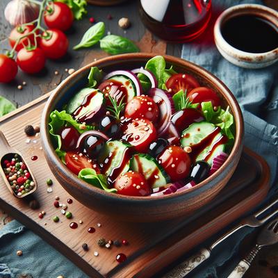 Image of Red Wine Vinegar Salad Dressing Marinade Low Sodium