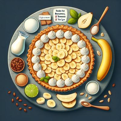Image of Reduced Fat Banana Cream Pie Cooking Light