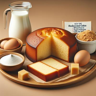 Image of Reduced Fat Cake from Boxed Mix