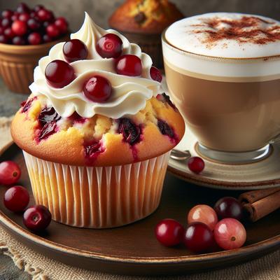 Image of Reduced Fat Cranberry Cappuccino Muffins
