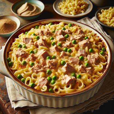 Image of Reduced Fat Dijon Tuna Noodle Casserole