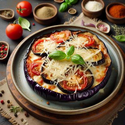 Image of Reduced Fat Eggplant Aubergine Parmesan