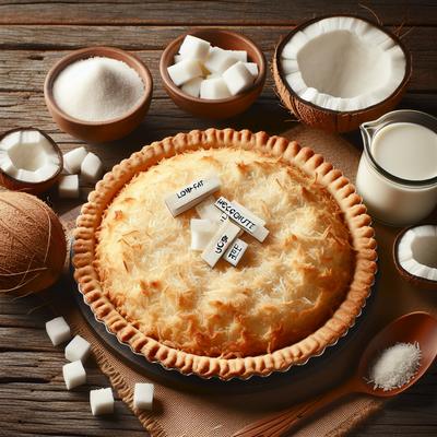 Image of Reduced Fat Impossible Coconut Pie Sugar Free