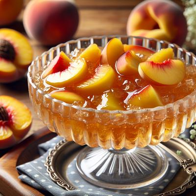 Image of Reduced Sugar Peach Champagne Jam