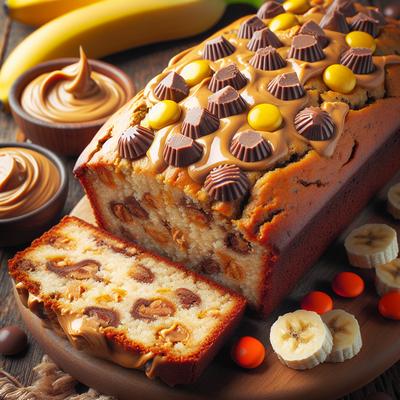 Image of Reese's Pieces Peanut Butter Banana Bread