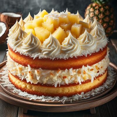 Image of Refreshing Pina Colada Cake
