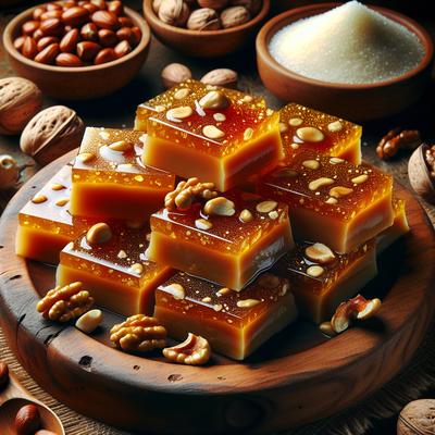 Image of Refrigerator Caramel Nut Slices