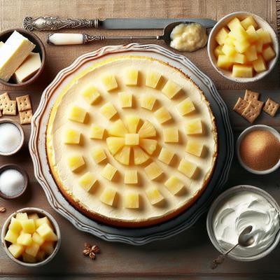 Image of Refrigerator Pineapple Cheesecake