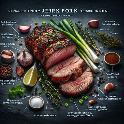 Image of Renal Friendly Jerk Pork Tenderloin