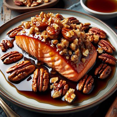 Image of Restaurant Style Maple Pecan Salmon