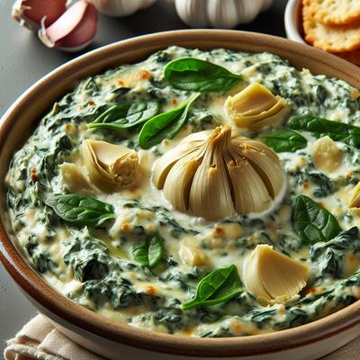 Image of Restaurant Style Spinach Artichoke Dip