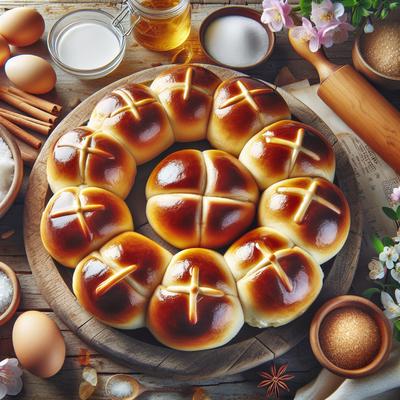 Image of Resurrection Buns Sweet Easter Buns