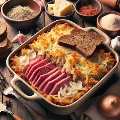 Image of Reuben and Swiss Casserole Bake