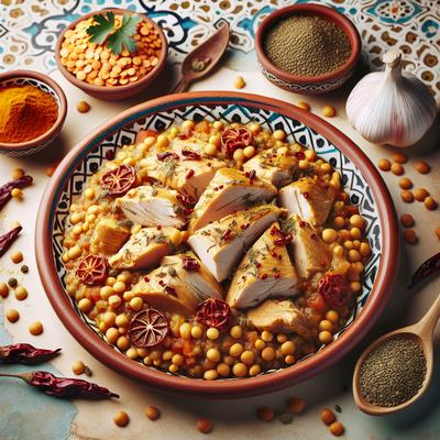 Image of Rfissa Moroccan Chicken with Lentils