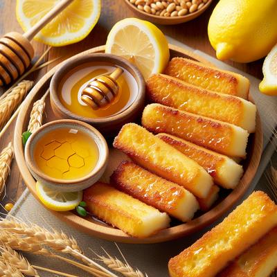 Image of Rhea's Western Bread Fingers with Honey Lemon Dipping Sauce