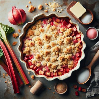 Image of Rhubarb Crisp a Celebration of Summer