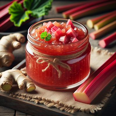 Image of Rhubarb Ginger Jam by Dorothy Smith Gooden