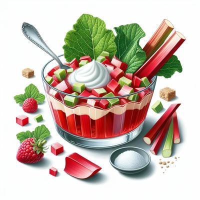 Image of Rhubarb Pudding Raparperikiisseli