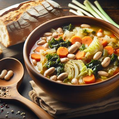 Image of Ribollita Italian Vegetable Bean Soup