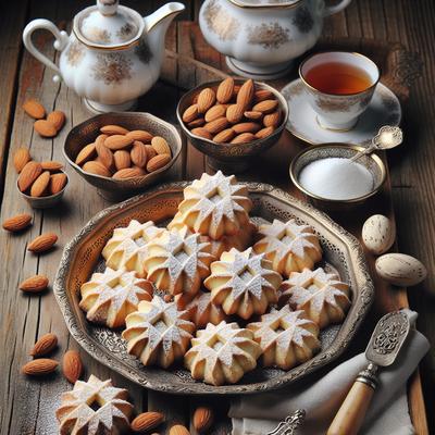 Image of Ricciarelli Traditional Italian Almond Cookies