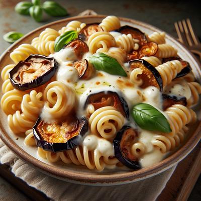 Image of Riccioli Con Melanzana E Mozzarella
