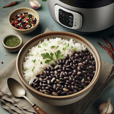 Image of Rice and Black Beans Rice Cooker