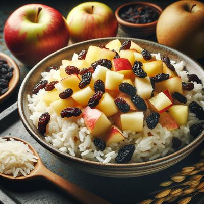 Image of Rice Apple and Raisin Dressing
