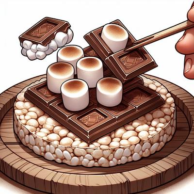 Image of Rice Cake's Mores