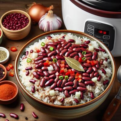 Image of Rice Cooker Red Beans and Rice
