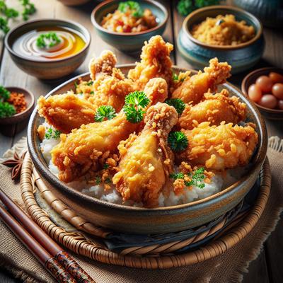 Image of Rice Flour Chicken Crisp and Crunchy Batter