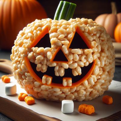 Image of Rice Krispies Jack O Lantern