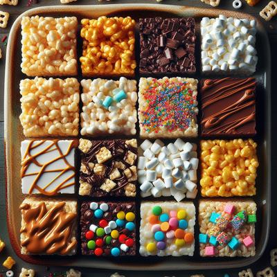 Image of Rice Krispy Treats with All the Variations