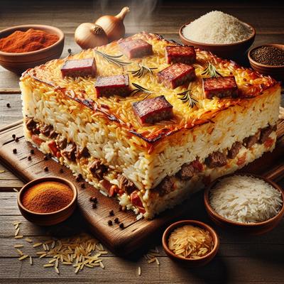 Image of Rice Lasagna with Beef and Sausage
