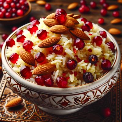 Image of Rice Pilaf with Cranberries and Almonds