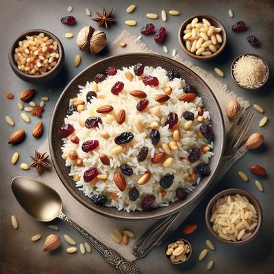 Image of Rice Pilaf with Currants and Pine Nuts