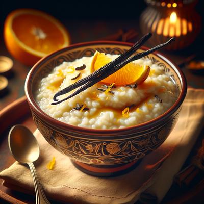 Image of Rice Pudding with Vanilla Bean Orange and Rum