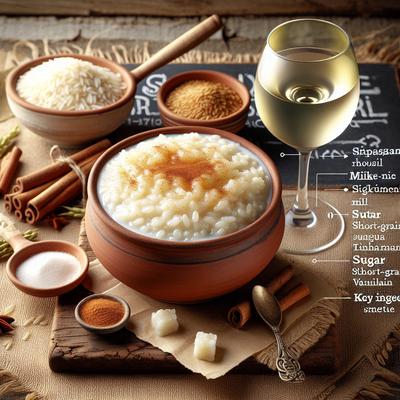 Image of Rice Pudding with White Wine Sutlach Sharapli