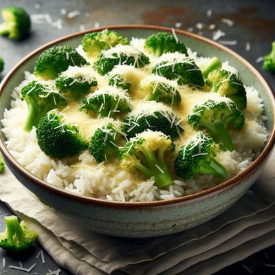 Image of Rice with Broccoli and Parmesan