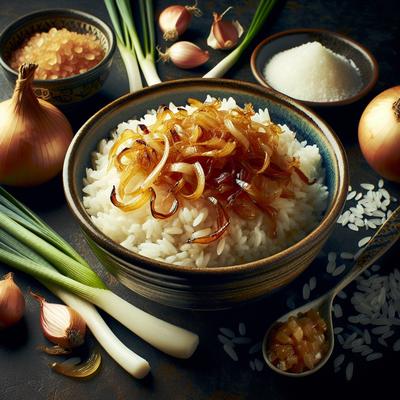 Image of Rice with Caramelized Shallots from Melissa D Arabian