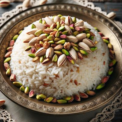Image of Rice with Pine Nuts and Pistachios